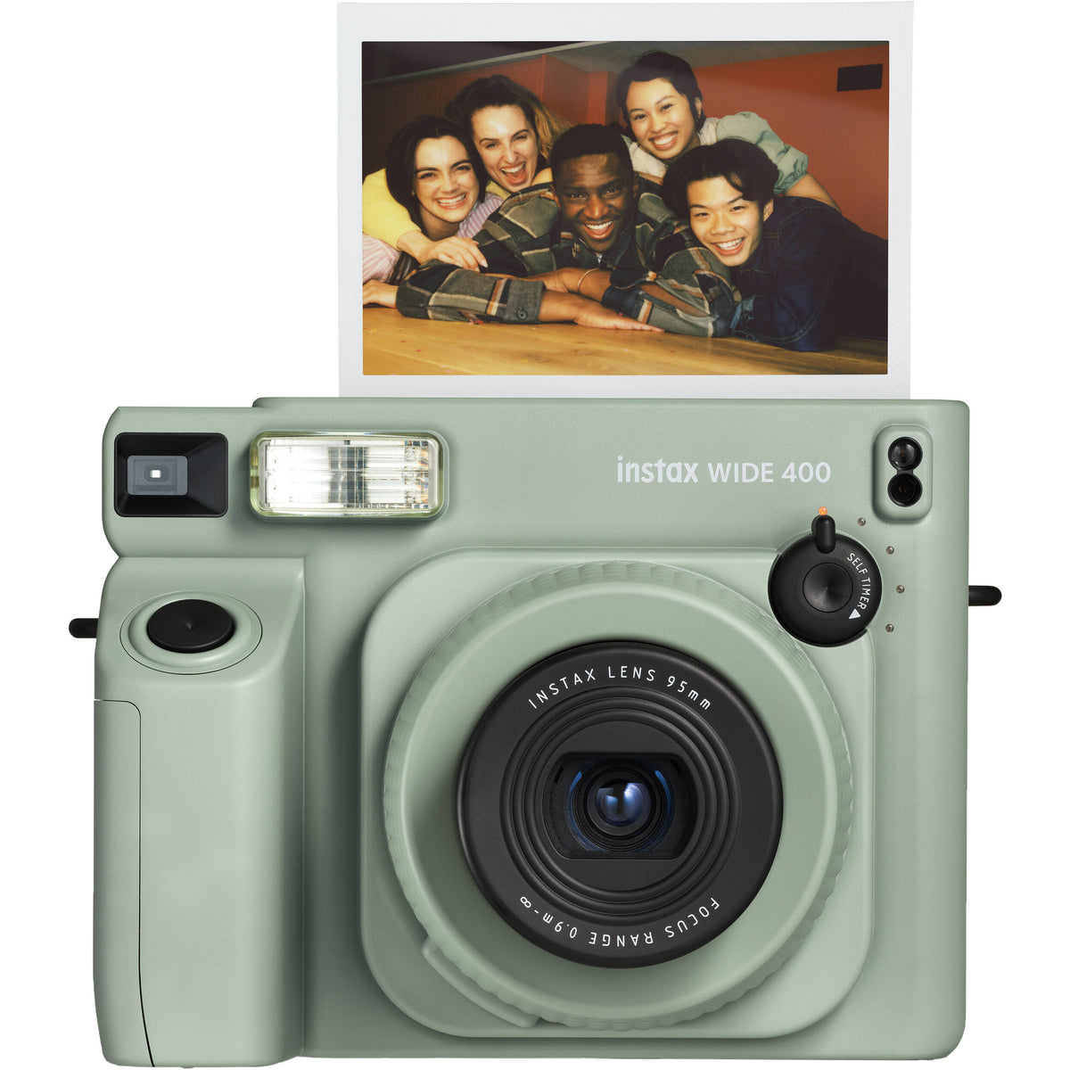 Cámara Analógica Fujifilm instax WIDE 400 (Verde) - vista frontal