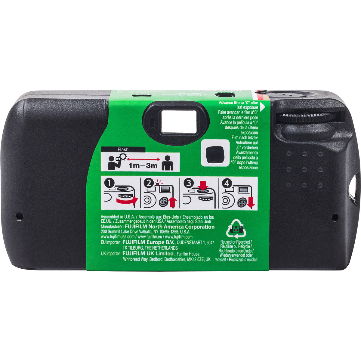 Cámara Analógica Fujifilm QuickSnap Flash 400 (27 Exposiciones, Pack de 2) - puertos y conexiones