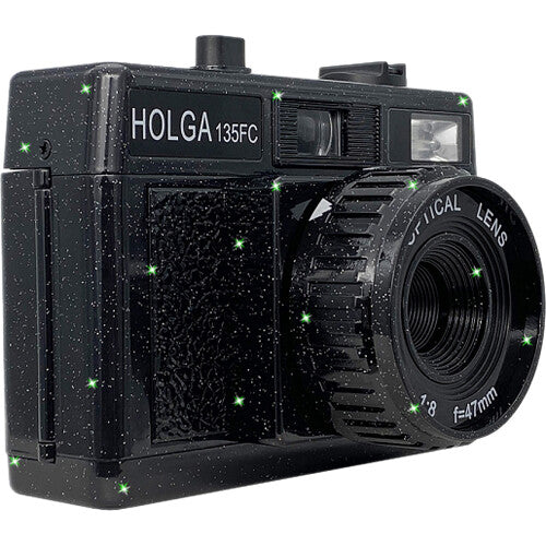 Cámara Analógica Holga 135FC con Flash (Negro con Brillos) - vista principal