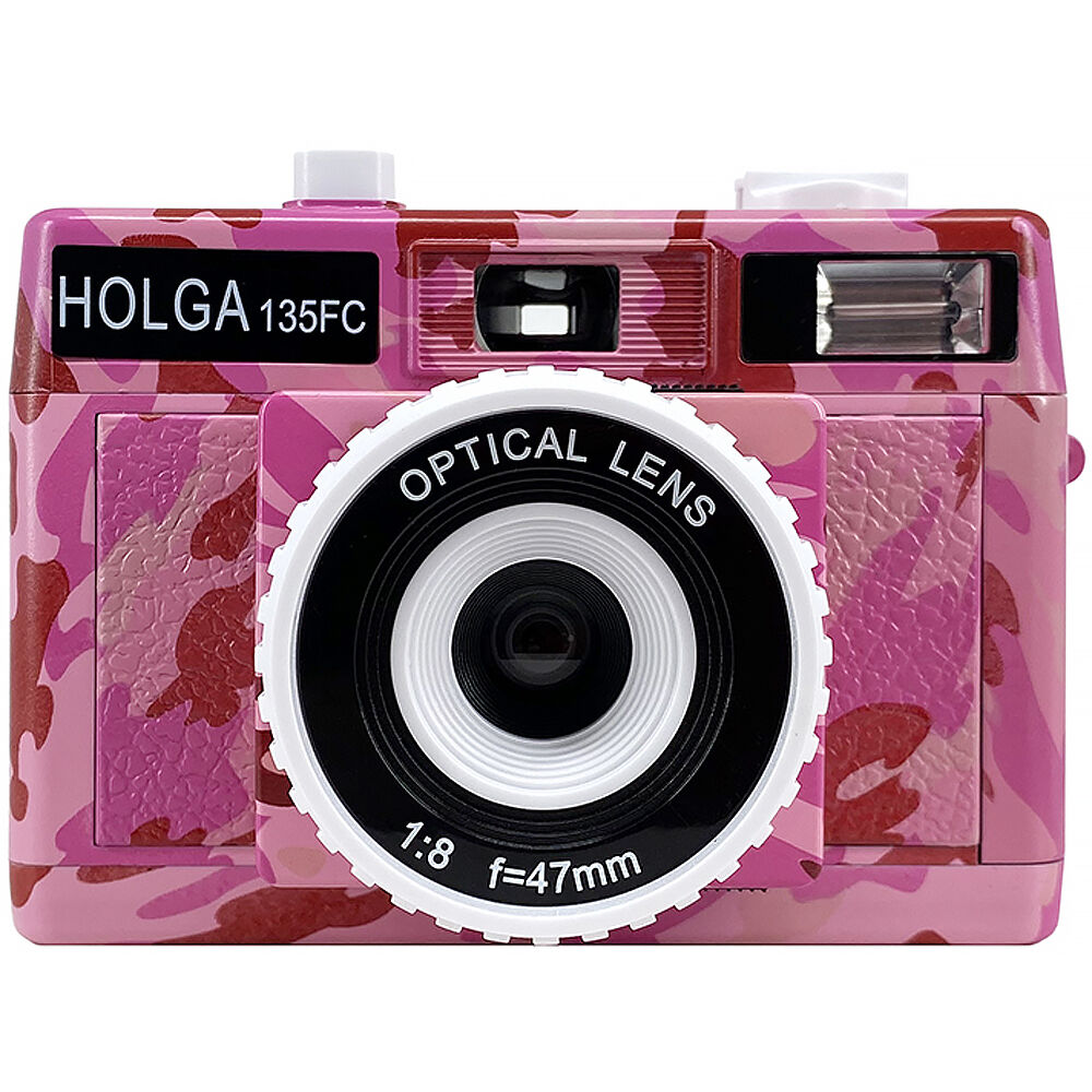 Cámara Analógica Holga 135FC con Flash (Rosa Camuflado) - vista principal