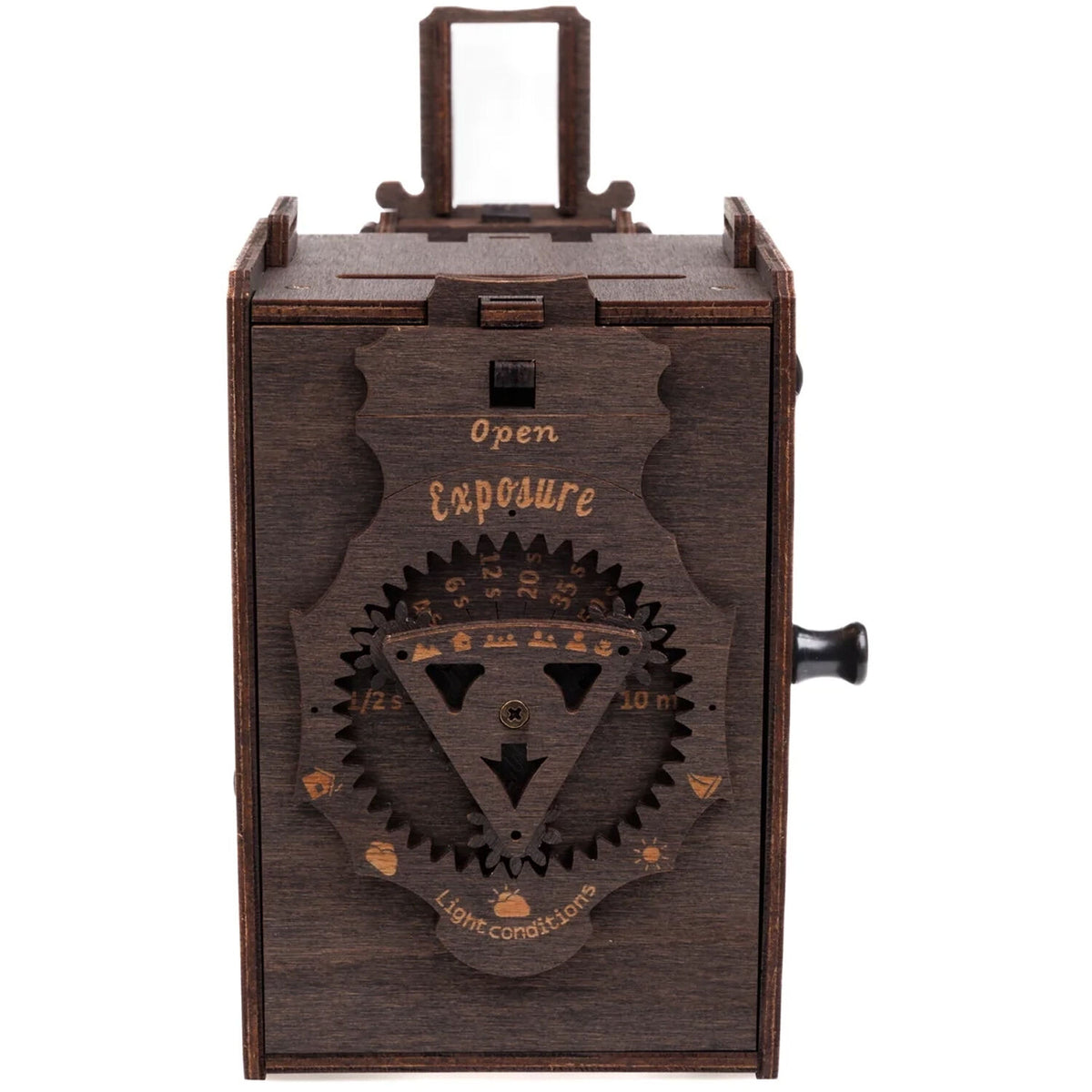 Cámara Analógica JollyLook Pinhole Kit Para Armar (Teñido Marrón) - puertos y conexiones