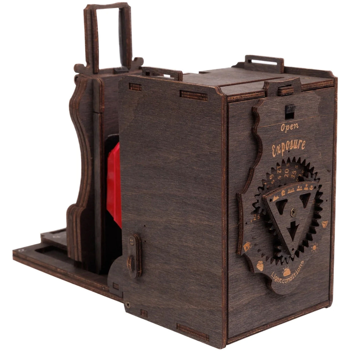 Cámara Analógica JollyLook Pinhole Kit Para Armar (Teñido Marrón) - detalle