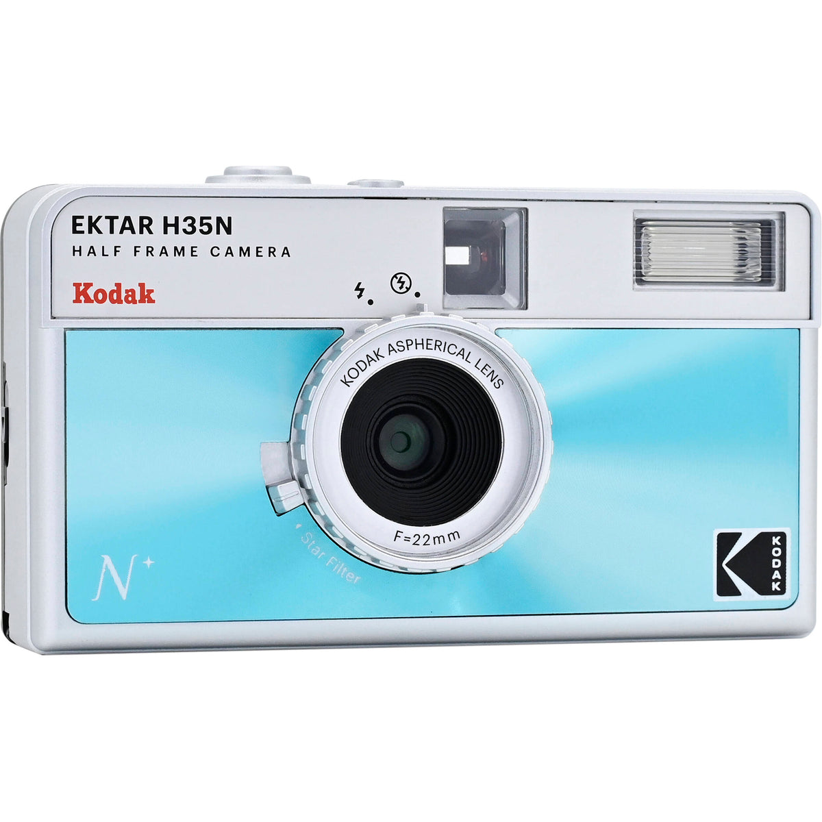 Cámara Analógica Kodak Ektar H35N con Película Ultramax Vencida (Azul Esmaltado) - vista principal
