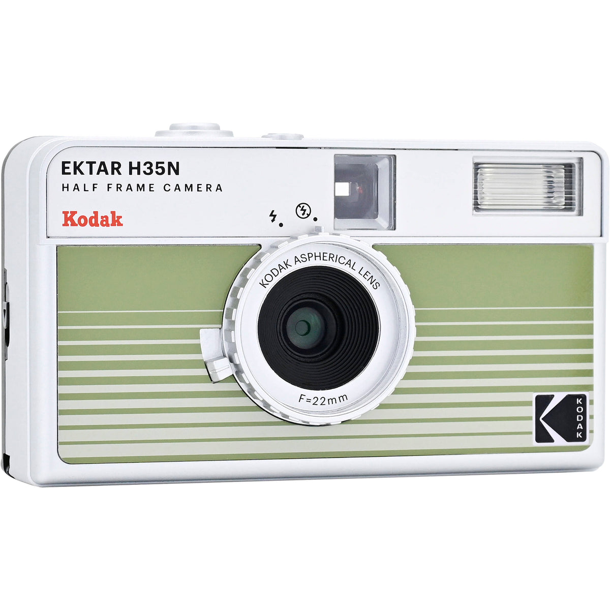 Cámara Analógica Kodak Ektar H35N (Verde a Rayas) - vista principal