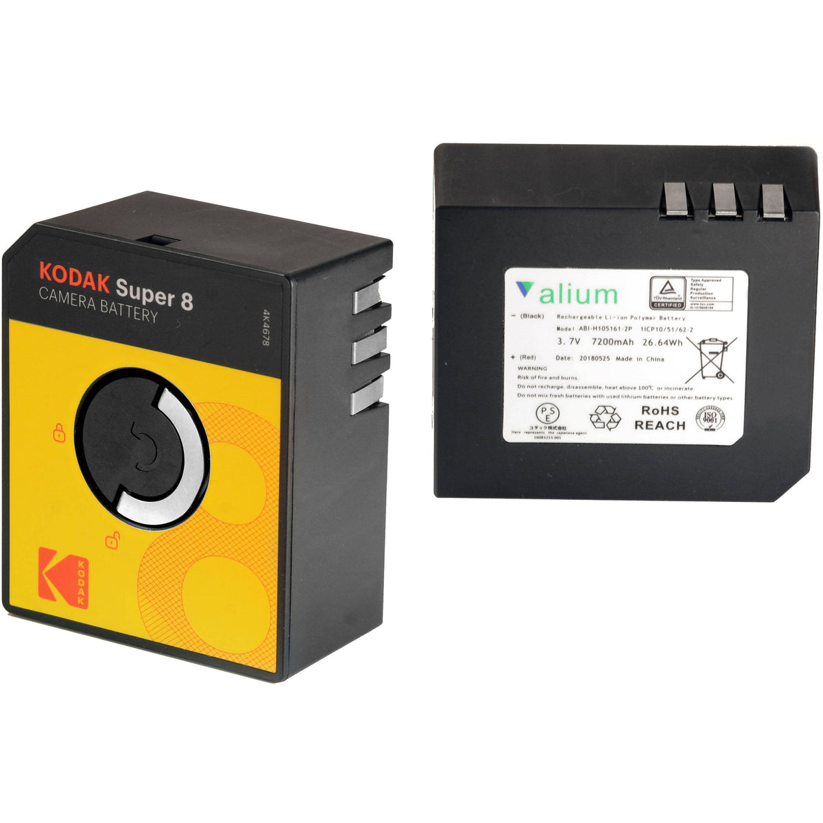Cámara Analógica Kodak Super 8 Pack de Baterías - vista lateral