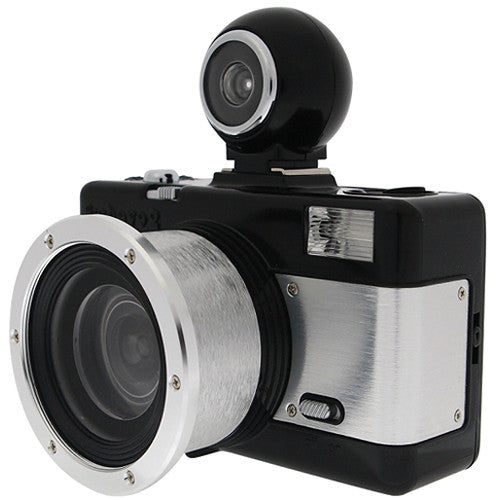 Cámara Analógica Lomography Fisheye No. 2 (Negro y Plateado) - vista frontal