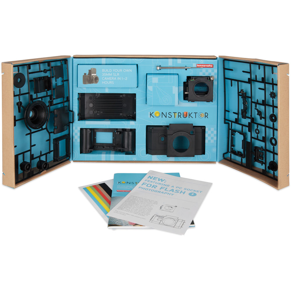 Cámara Analógica Lomography Konstruktor F Para Armar 35mm - puertos y conexiones