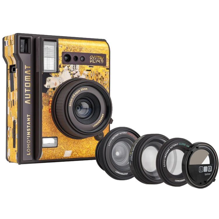 Cámara Analógica Lomography Lomo'Instant Automat Glass (Edición Klimt Kiss) - vista principal