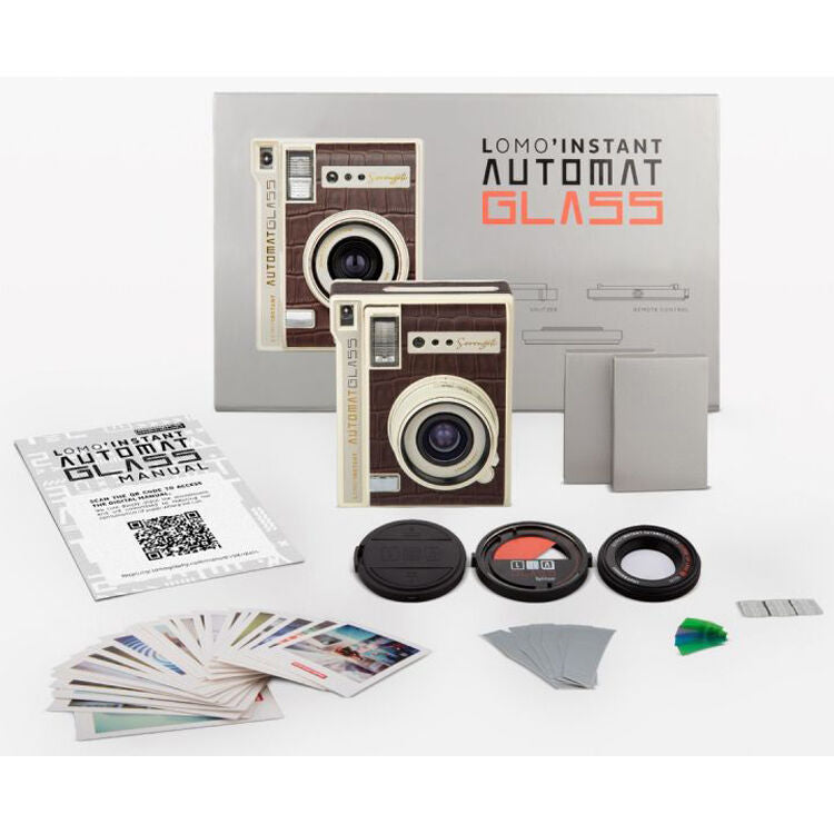 Cámara Analógica Lomography Lomo'Instant Automat Glass (Edición Serengeti) - puertos y conexiones