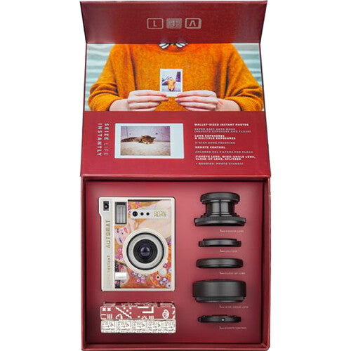 Cámara Analógica Lomography Lomo'Instant Automat y Lentes (Klimt Water Serpents) - puertos y conexiones