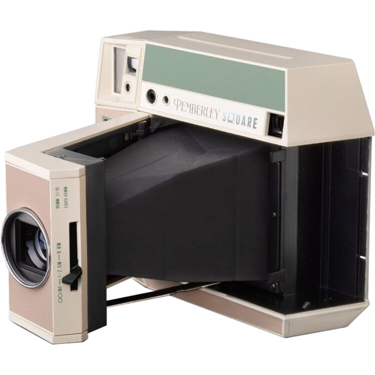 Cámara Analógica Lomography Lomo'Instant Square Glass y Kit de Accesorios (Pemberly) - vista lateral