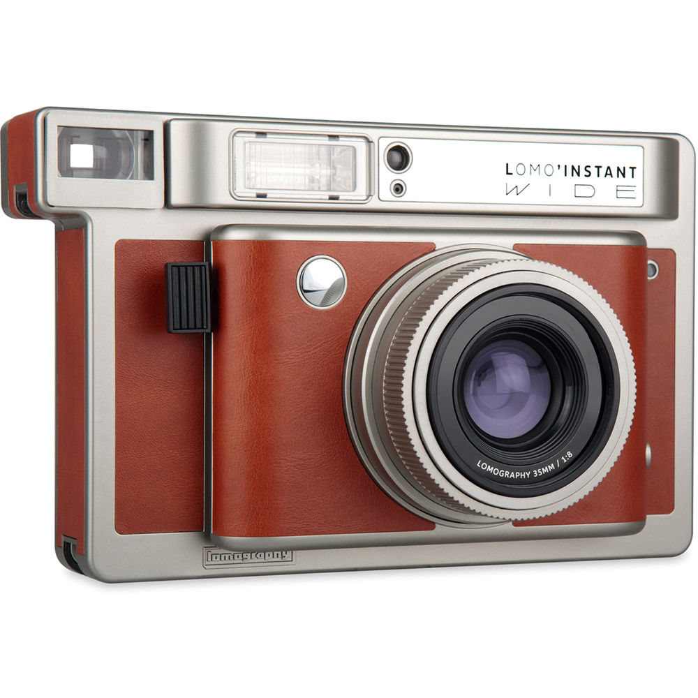 Cámara Analógica Lomography Lomo'Instant Wide Central Park y Lentes - vista frontal