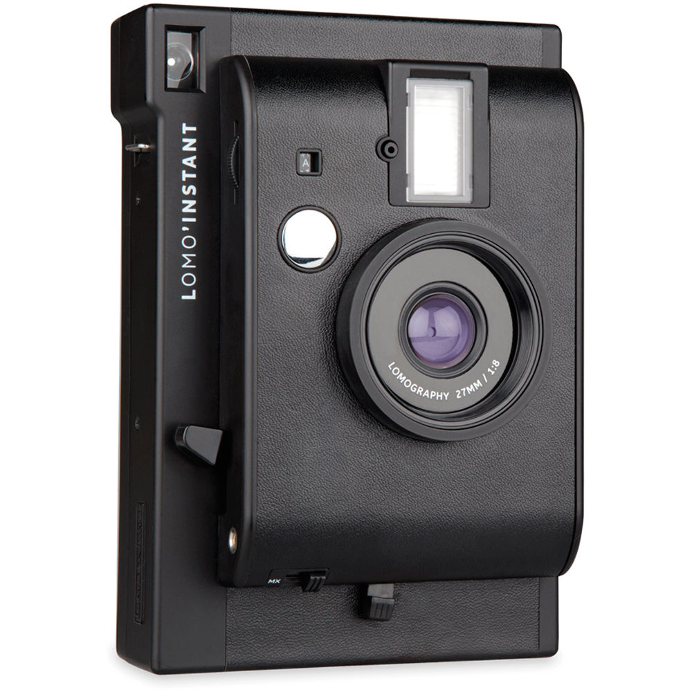 Cámara Analógica Lomography Lomo'Instant y 3 Lentes (Edición Negra) - vista frontal