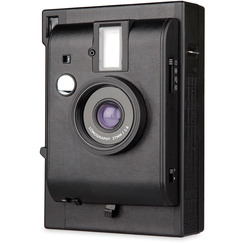 Cámara Analógica Lomography Lomo'Instant y 3 Lentes (Edición Negra) - vista lateral