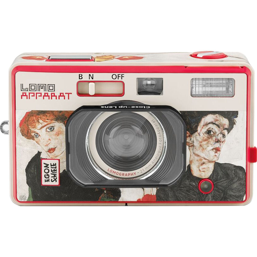 Cámara Analógica Lomography LomoApparat 21mm Gran Angular (Edición Schiele) - vista lateral