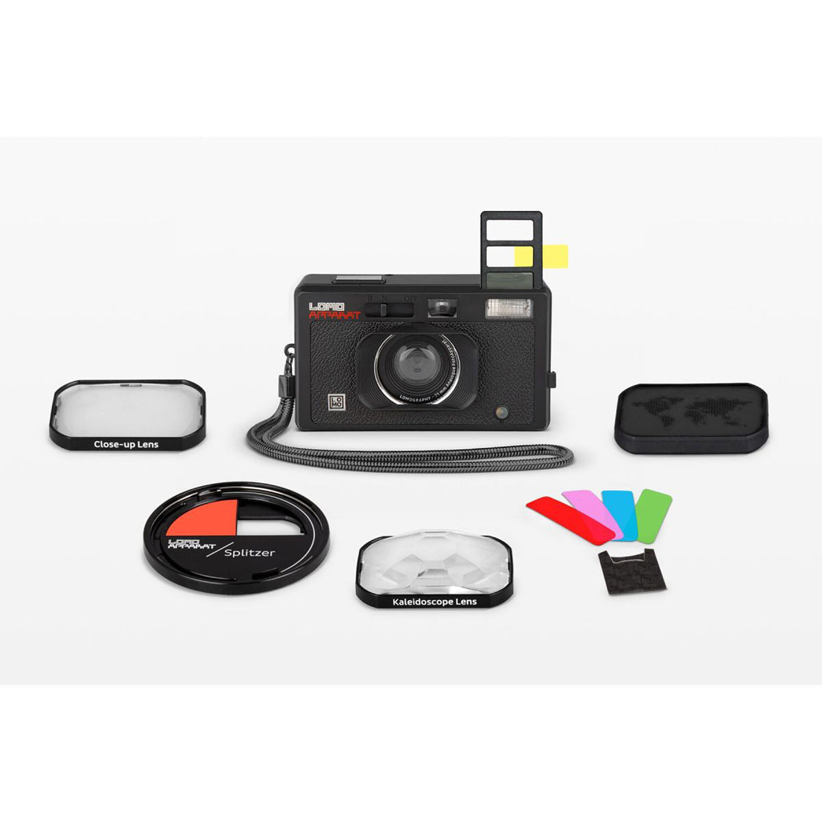 Cámara Analógica Lomography LomoApparat 21mm Gran Angular (Negro) - vista principal