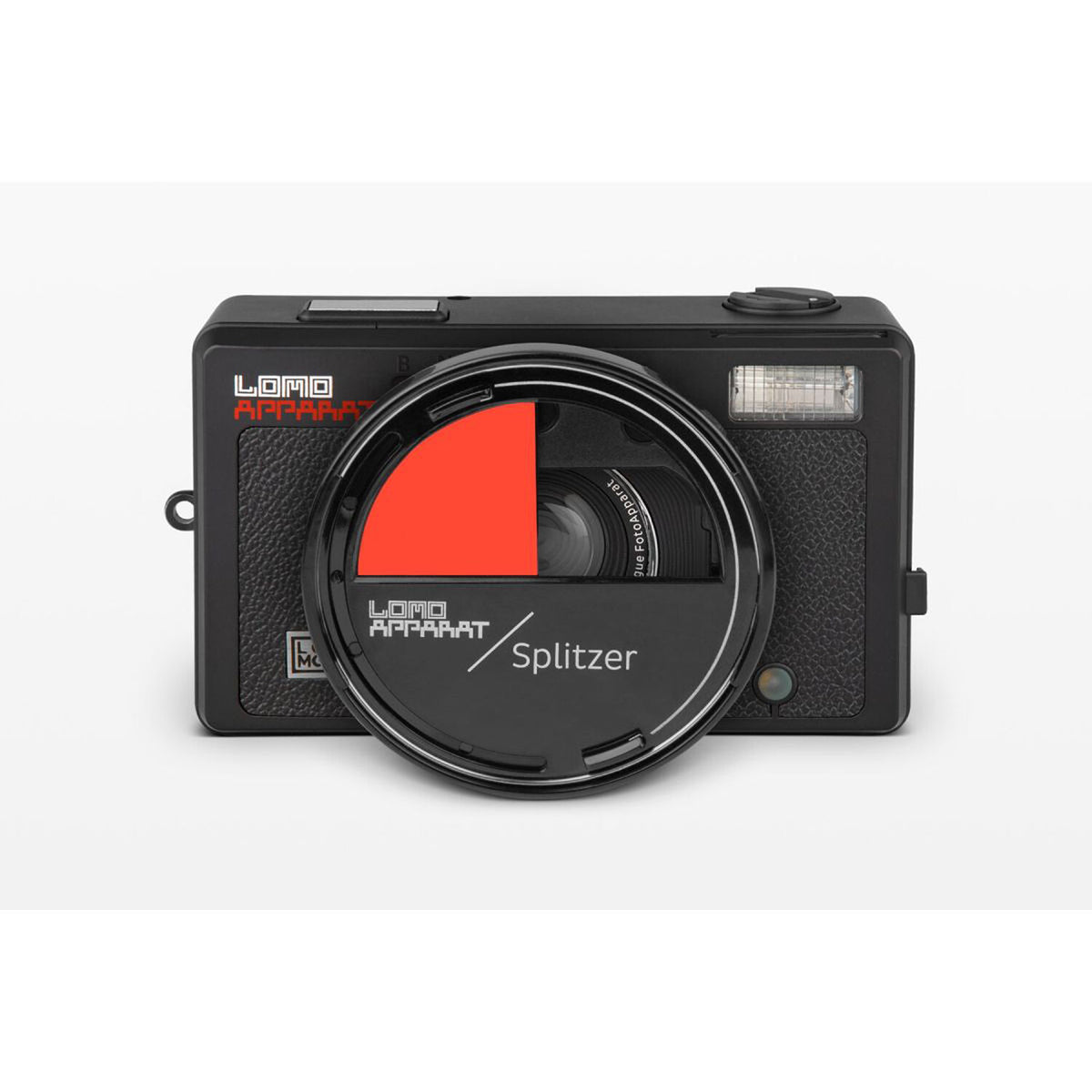 Cámara Analógica Lomography LomoApparat 21mm Gran Angular (Negro) - contenido de la caja