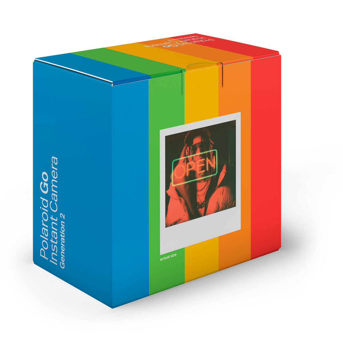 Cámara Analógica Polaroid Go Generation 2 (Negro) - en uso