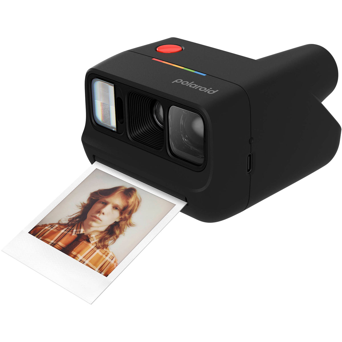 Cámara Analógica Polaroid Go Generation 3 (Negro) - en uso