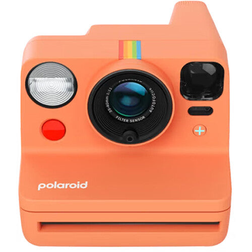 Cámara Analógica Polaroid Now+ Generation 3 i-Type con App Control (Coral) - vista frontal