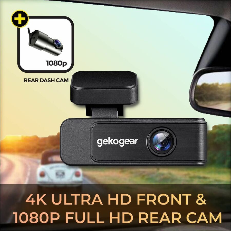 Cámara de Tablero GekoGear Orbit 410 Dual Channel 4K Front and 2K Rear Dash Cam - vista 2