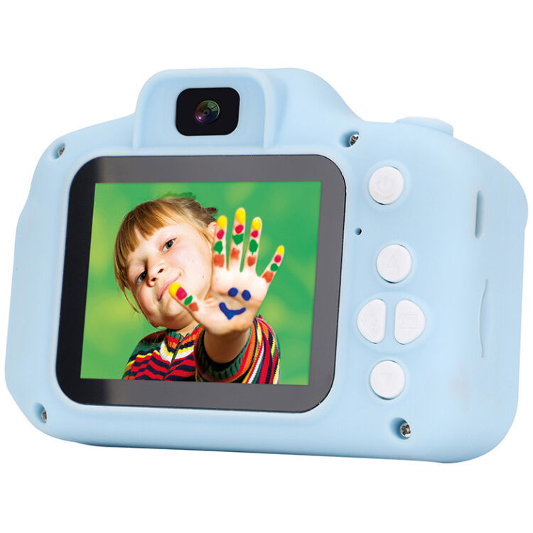 Cámara Digital AgfaPhoto Realikids Cam Mini para Niños Azul - vista frontal