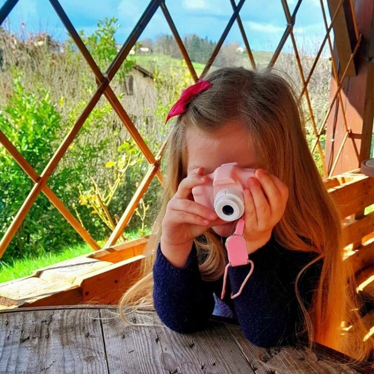 Cámara Digital AgfaPhoto Realikids Cam Mini para Niños Rosa - detalle