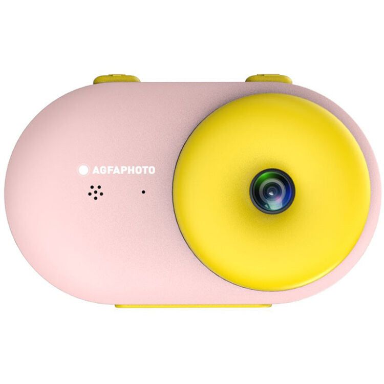 Cámara Digital AgfaPhoto Realikids Cam Sumergible 10 Metros Rosa - vista trasera