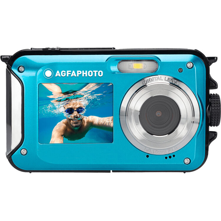 Cámara Digital AgfaPhoto Realishot WP8000 Sumergible Doble Pantalla Azul - vista principal