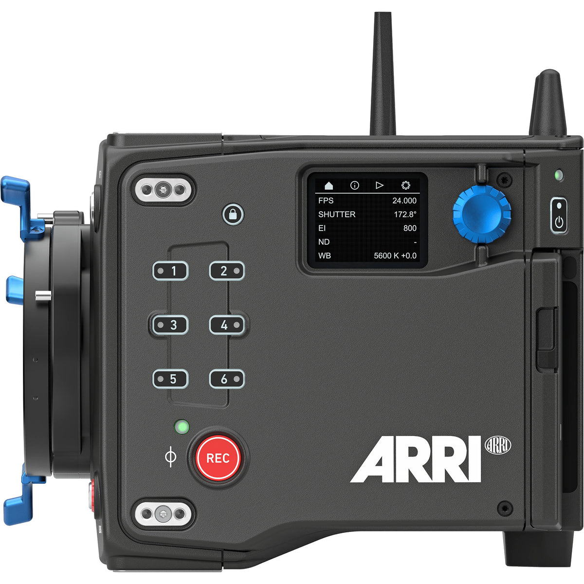 Cámara Digital ARRI ALEXA 35 Kit de Producción Base (LPL, MVF, 19mm) - vista trasera
