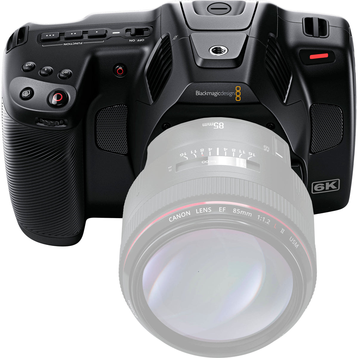 Cámara Digital Blackmagic Design Pocket 6K Pro (Canon EF) - puertos y conexiones