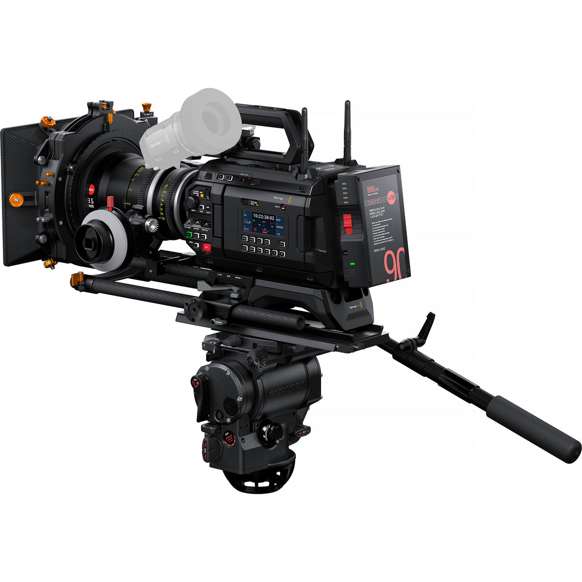Cámara Digital Blackmagic Design URSA Cine 12K LF (PL Montura) - vista lateral