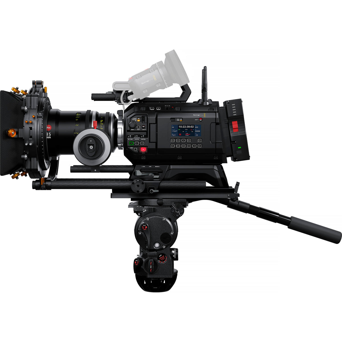 Cámara Digital Blackmagic Design URSA Cine 12K LF (PL Montura) - puertos y conexiones
