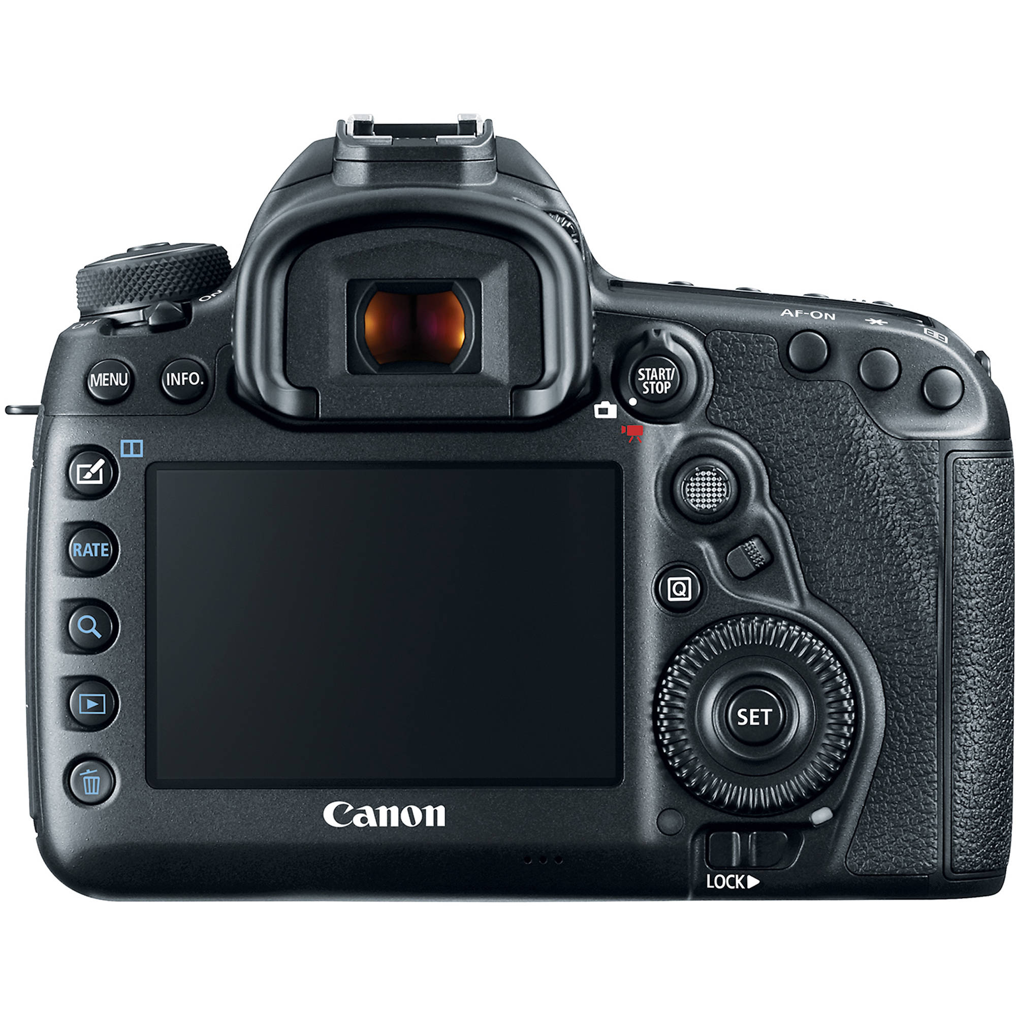 Cámara Digital Canon EOS 5D Mark IV DSLR con Canon Log - vista frontal