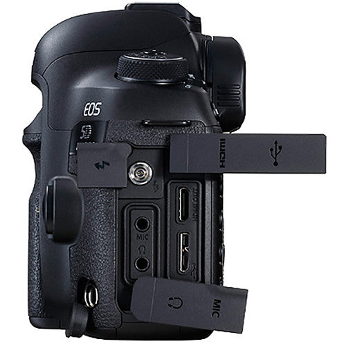 Cámara Digital Canon EOS 5D Mark IV DSLR Full Frame 30.4MP - puertos y conexiones