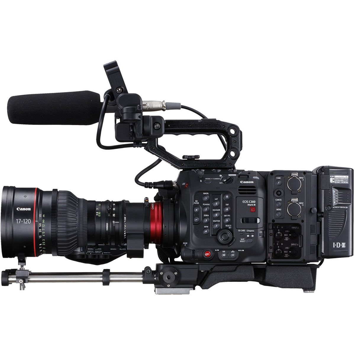 Cámara Digital Canon EOS C300 Mark III Cuerpo (EF Lente Montura) - contenido de la caja