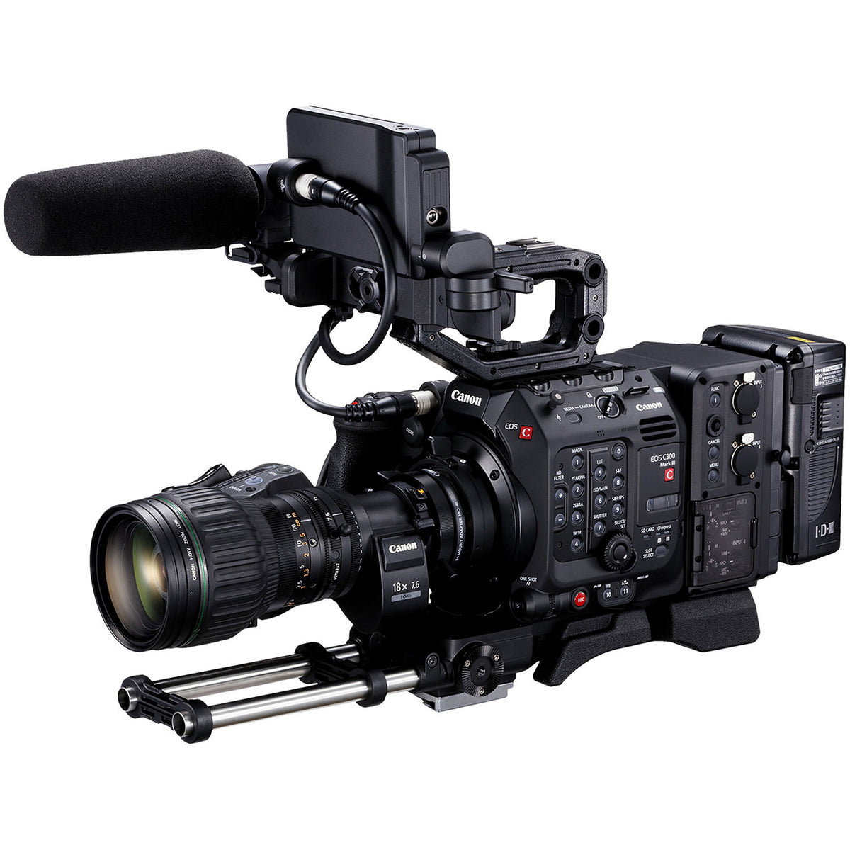 Cámara Digital Canon EOS C300 Mark III Cuerpo (EF Lente Montura) - en uso