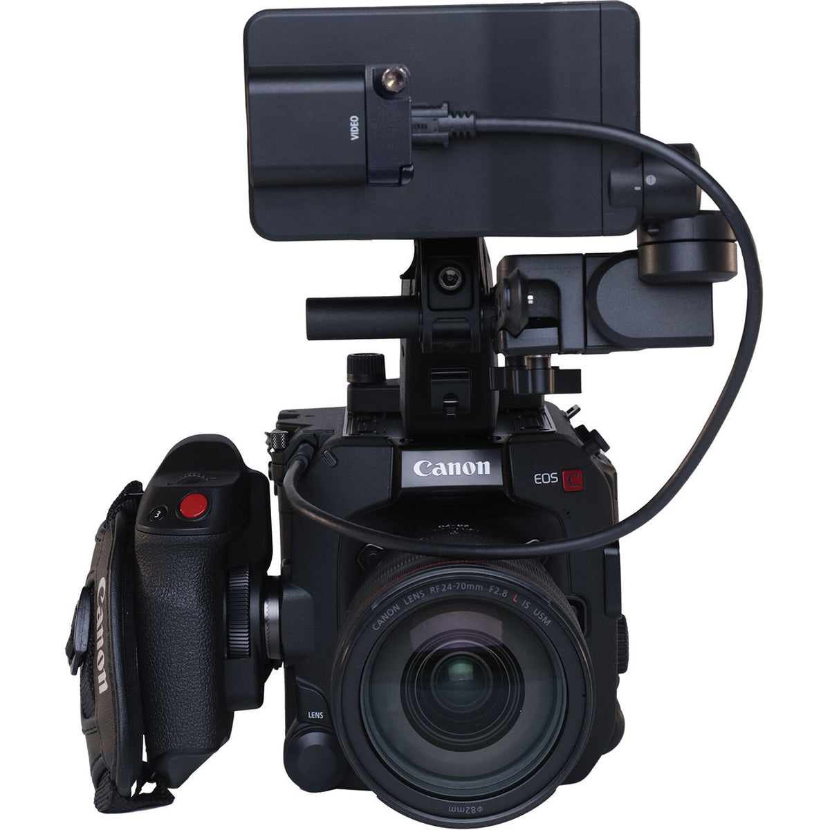 Cámara Digital Canon EOS C400 6K Kit con 24-70mm f/2.8 Lente Zoom (Canon RF) - vista frontal