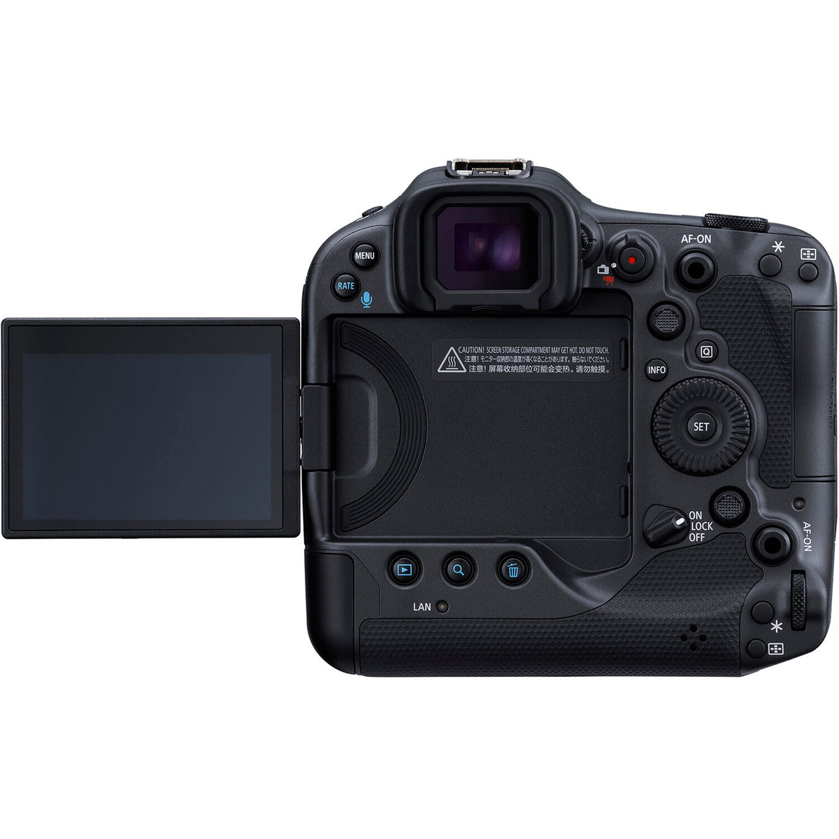 Cámara Digital Canon EOS R3 Mirrorless Full Frame 24MP - vista trasera