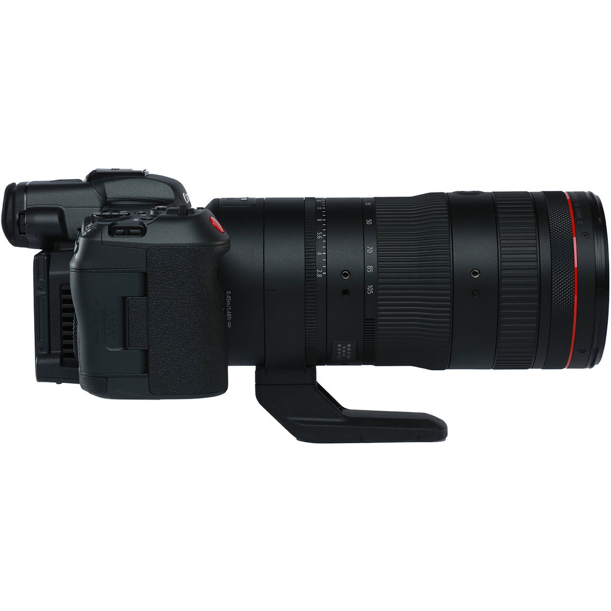 Cámara Digital Canon EOS R5 C Cinema con Lente RF 24-105mm f/2.8L Z - puertos y conexiones