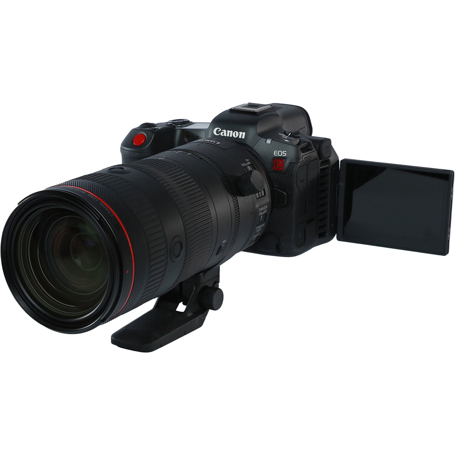 Cámara Digital Canon EOS R5 C Cinema con Lente RF 24-105mm f/2.8L Z - en uso