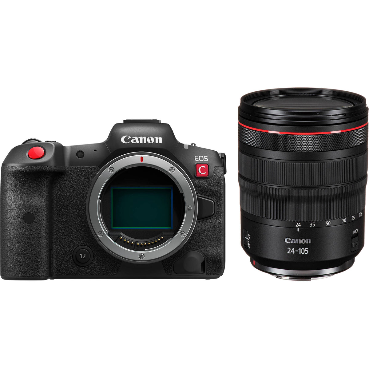 Cámara Digital Canon EOS R5 C Cinema con Lente RF 24-105mm f/4L - vista principal