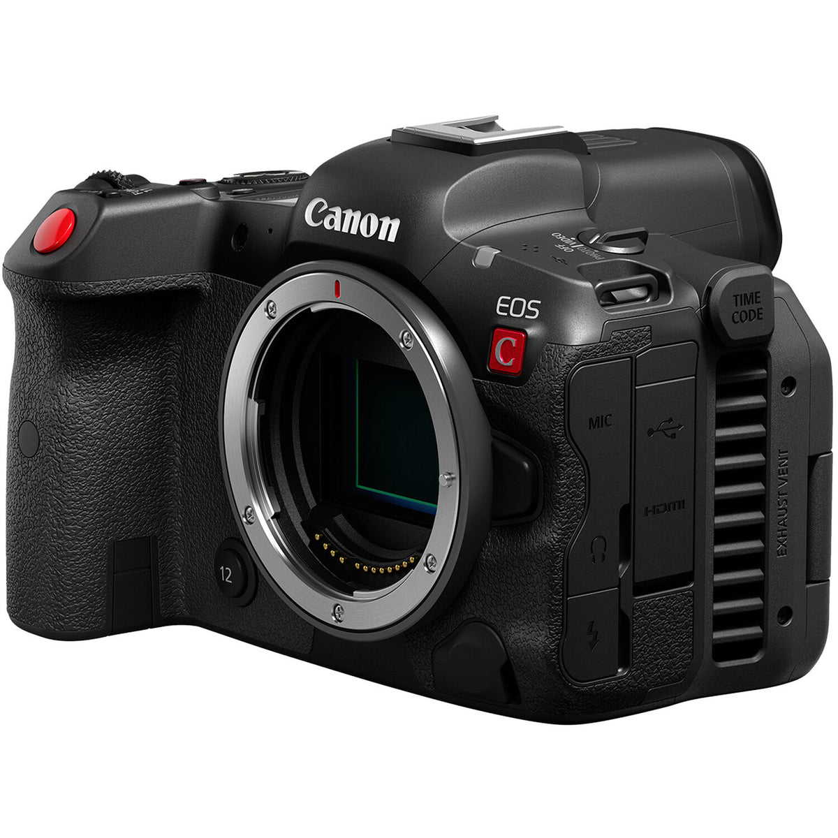 Cámara Digital Canon EOS R5 C Cinema con Lente RF 24-105mm f/4L - vista trasera