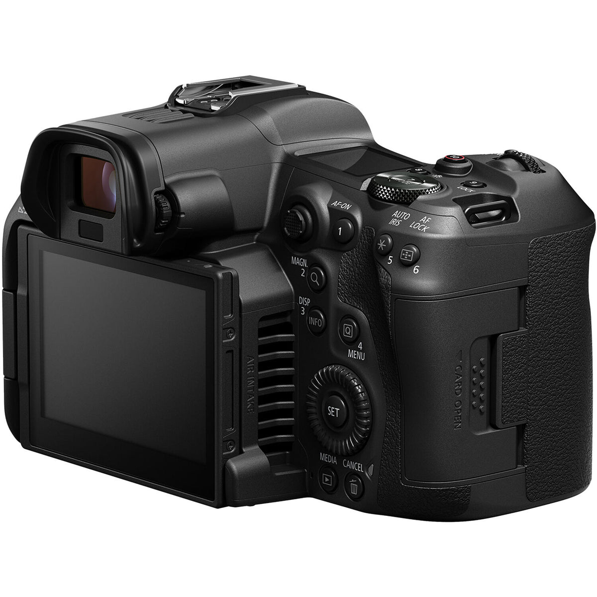 Cámara Digital Canon EOS R5 C Cinema con Lente RF 24-105mm f/4L - vista lateral