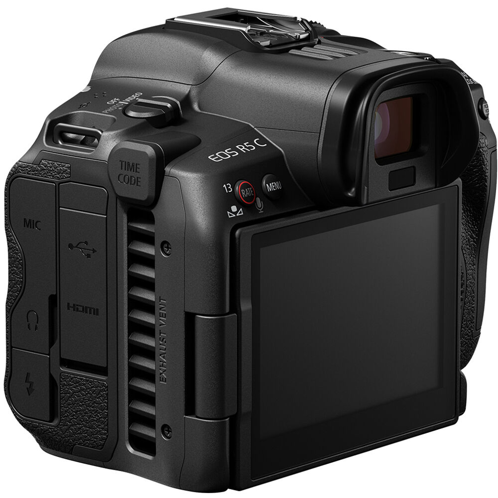 Cámara Digital Canon EOS R5 C Mirrorless Cinema Full Frame 8K - puertos y conexiones
