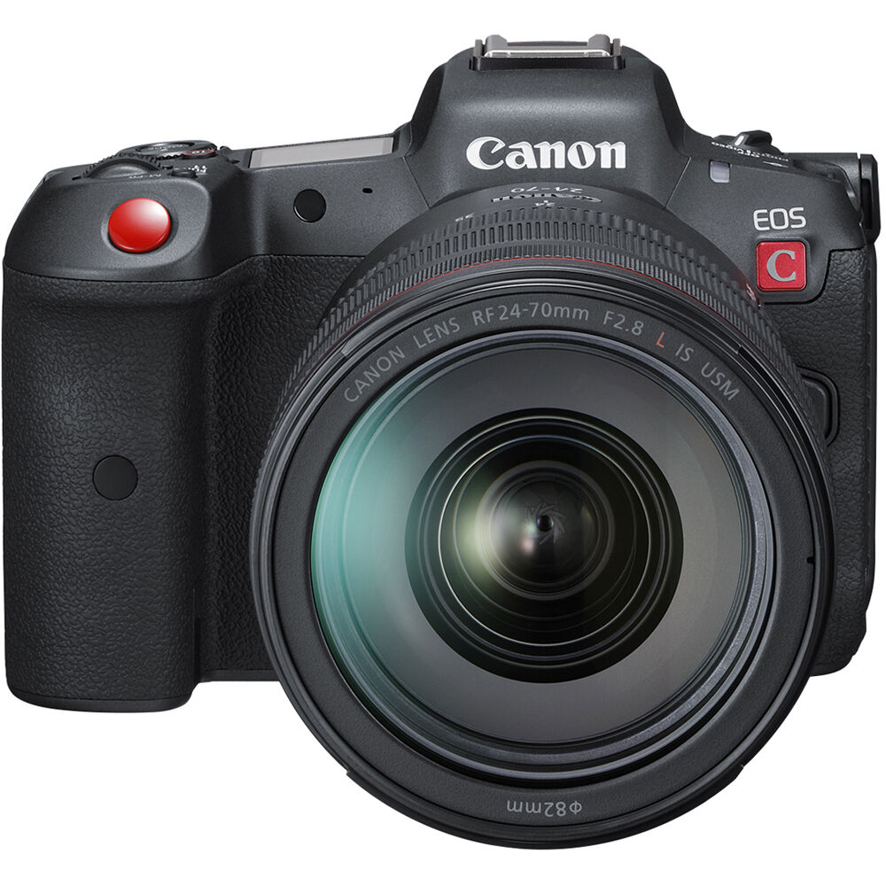 Cámara Digital Canon EOS R5 C Mirrorless Cinema Kit con RF 24-70mm f/2.8 Lente - vista trasera