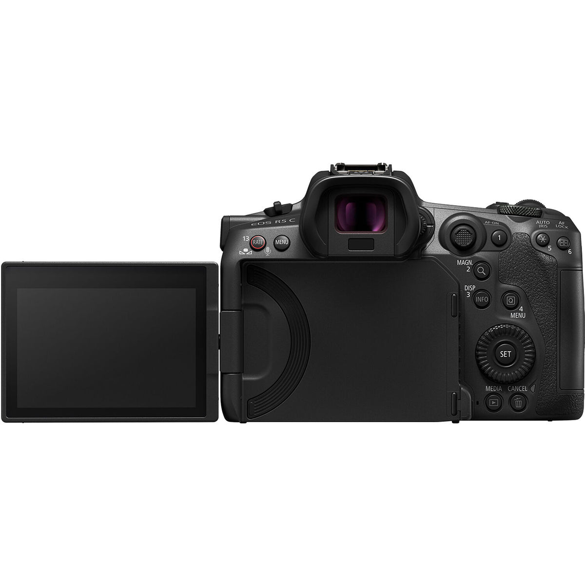 Cámara Digital Canon EOS R5 C Mirrorless Cinema Kit con RF 24-70mm f/2.8 Lente - puertos y conexiones