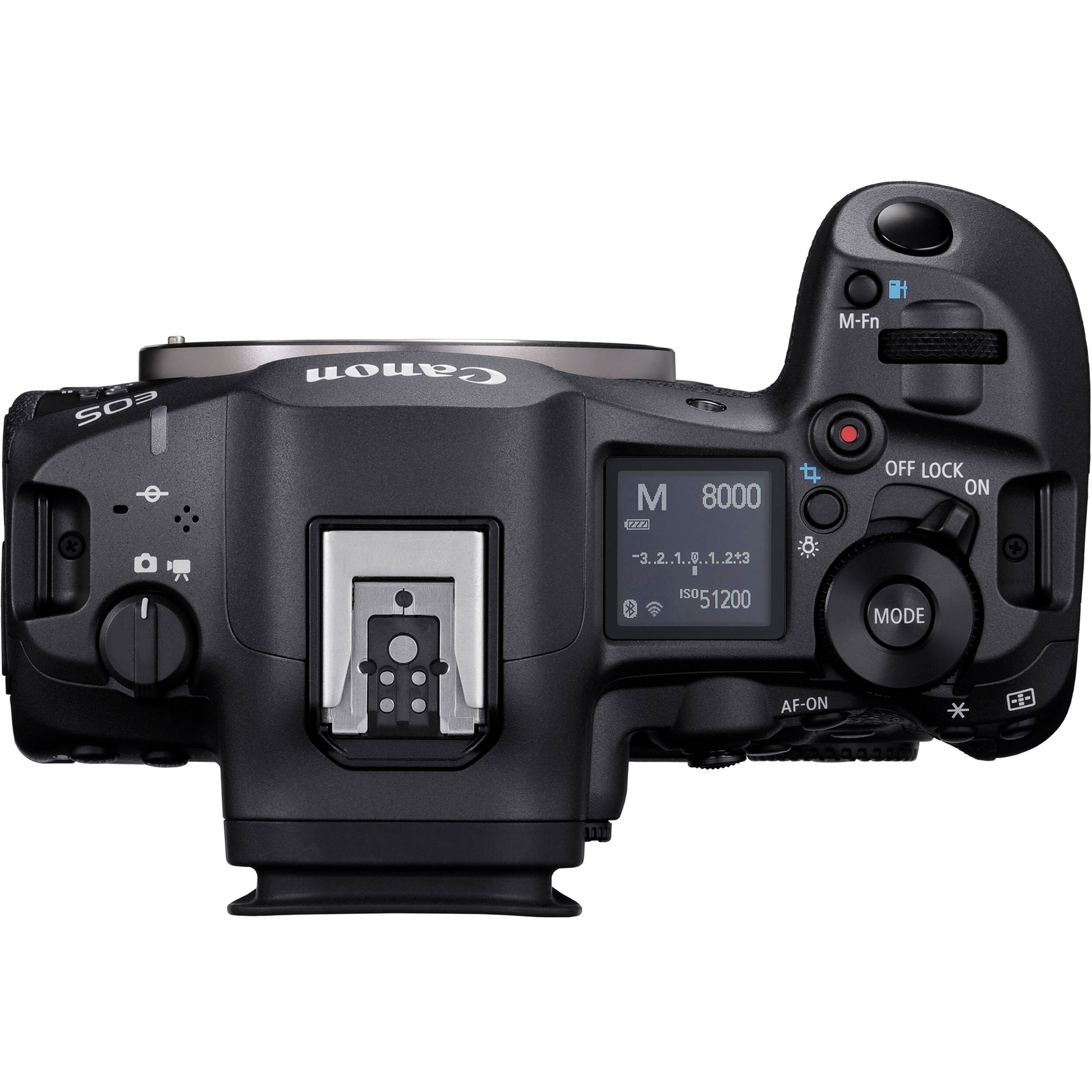 Cámara Digital Canon EOS R5 Mark II con Lente RF 24-105mm f/4L - vista trasera