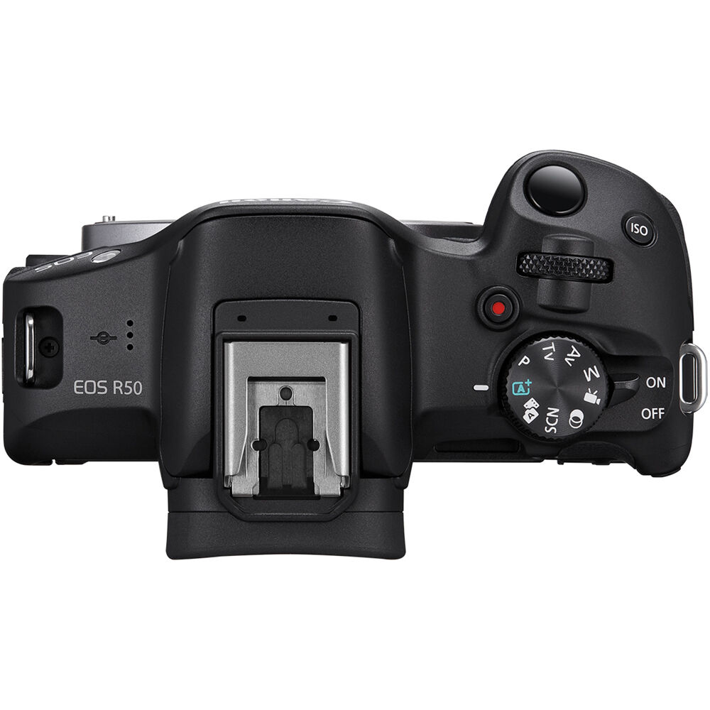 Cámara Digital Canon EOS R50 4K - puertos y conexiones