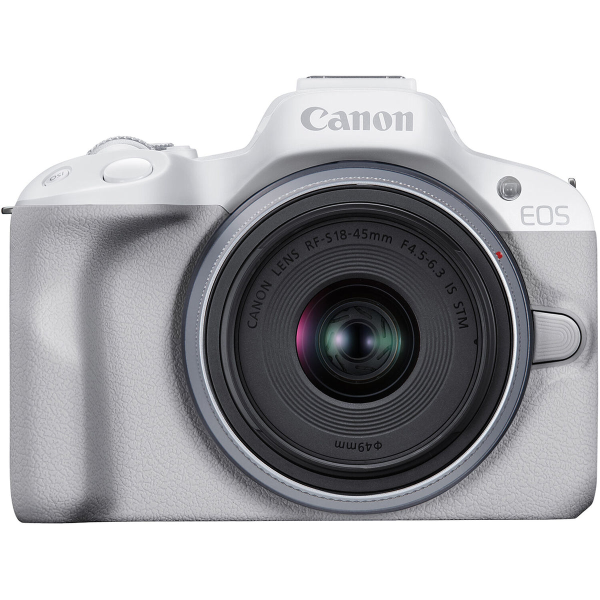 Cámara Digital Canon EOS R50 con Lente RF-S 18-45mm Blanca